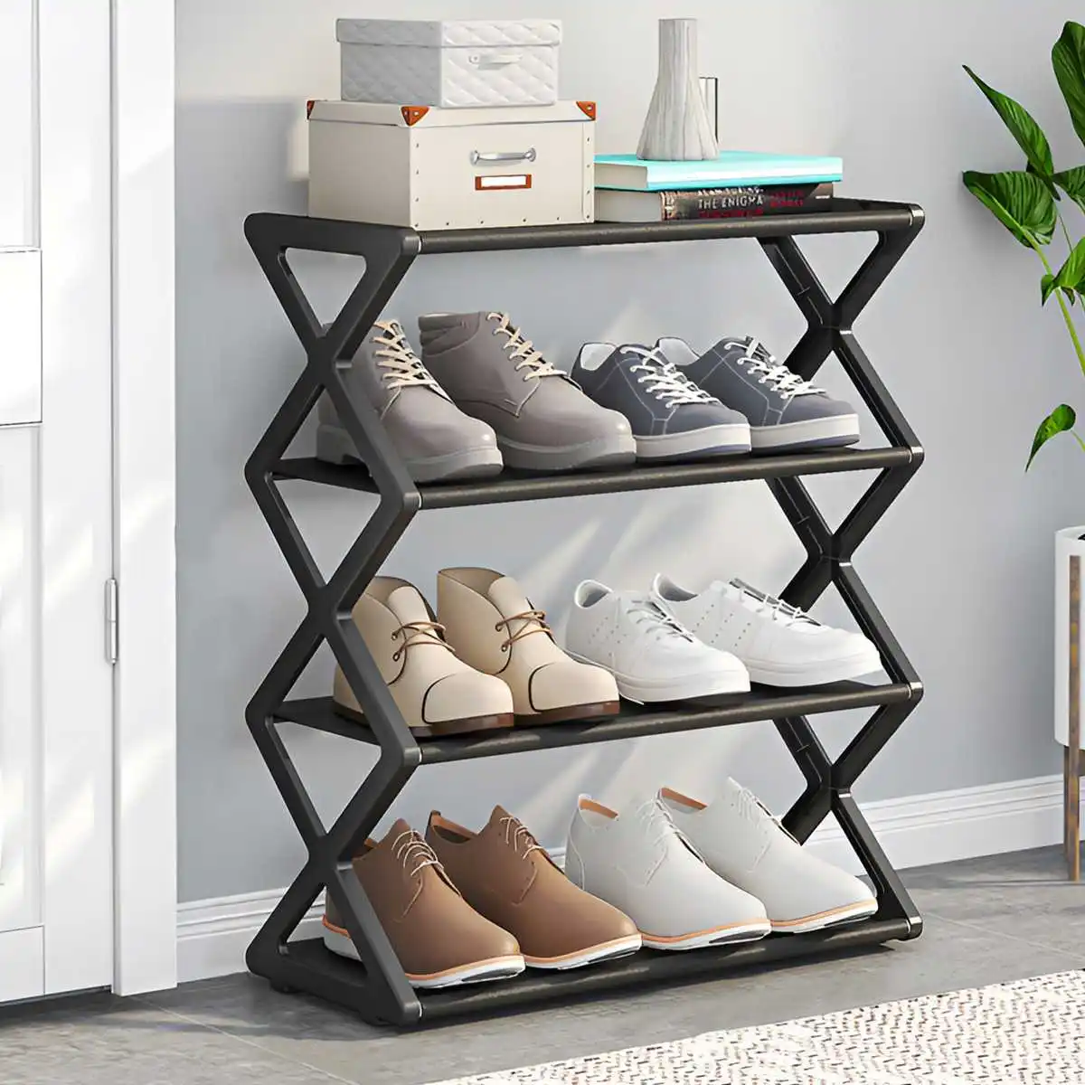 Smart X-Shape Shoe Storage Rack - Image 3