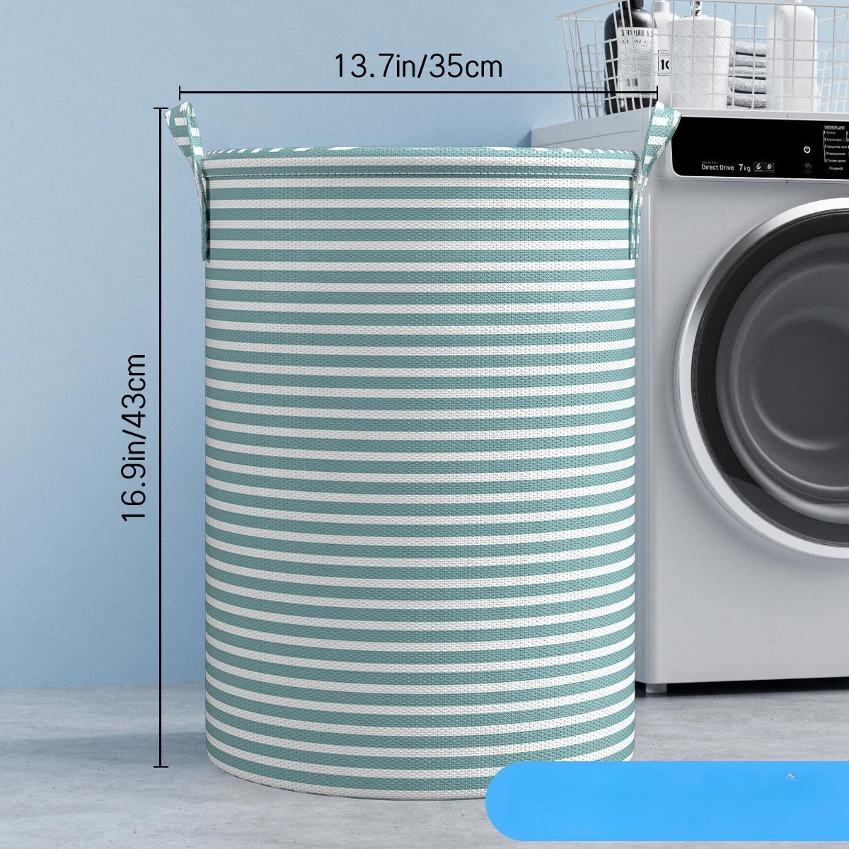 Minimalist Striped Laundry Hamper - Image 9