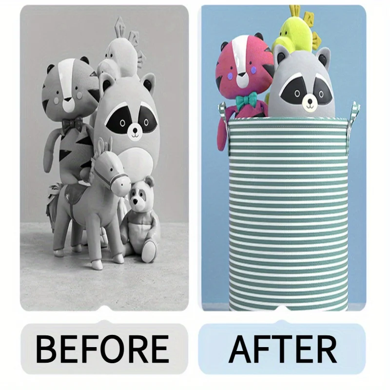 Minimalist Striped Laundry Hamper - Image 5