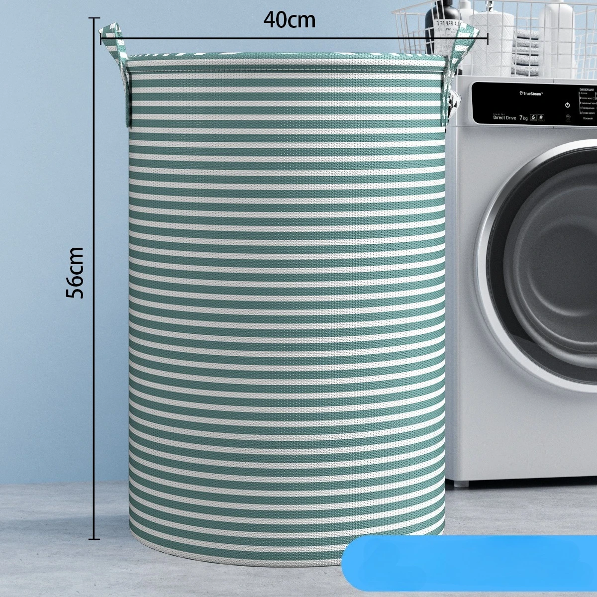 Minimalist Striped Laundry Hamper - Image 8