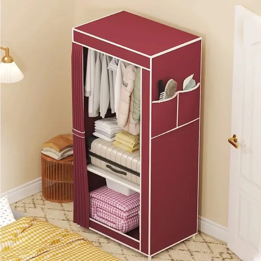 Dustproof Wardrobe Floor Standing Fabric Wardrobes Multilayer Foldable Organizer Closet Large Capacity Bedroom Storage Furniture - Image 5